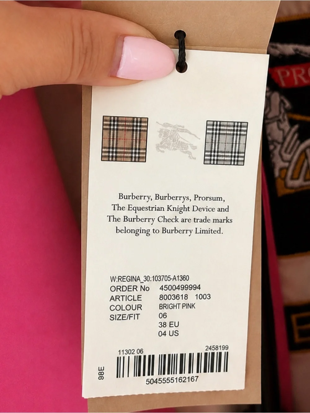 Burberry Prorsum Bright Pink Trench Coat – EU 38 / US 4 – New with Tags - Picture 6 of 6